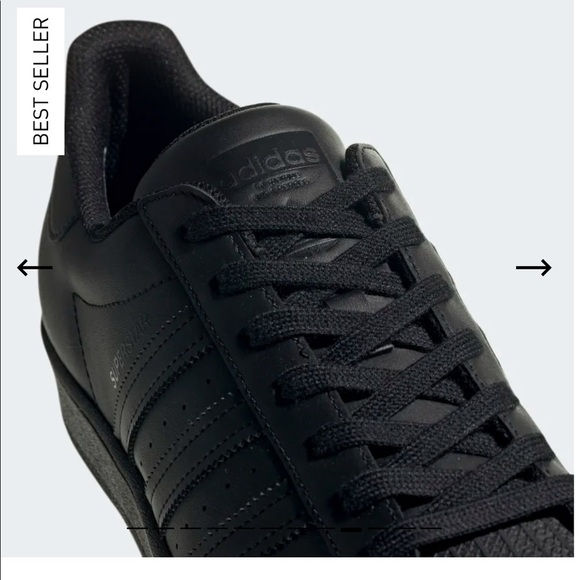Original, Allstar Unisex Black Leather Adidas. - Picture 10 of 12